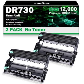 SAILNER Compatible DR730 Drum Unit for Brother DR730, 2 Pack NOT Toner