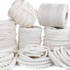 GOLBERG Twisted 100% Natural Cotton Rope - White Cotton Rope