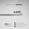 16inch Rainfall Shower Head, Ultra Thin 304 Stainless Steel High