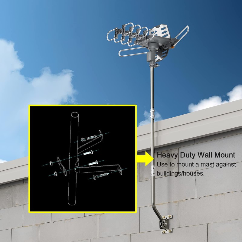 CeKay Heavy Duty Wall Mount 5 1/2" Stand Off Wall