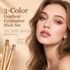 4 Pack Eyeshadow Stick Set,3 Color Gradient Shimmer Multi Color