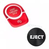 Aluminum Engine Start Stop & Eject Cigarette Lighter Button Trim