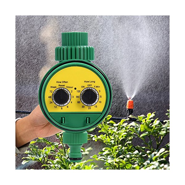 Temporizador de Agua, múltiples Funciones Dos Dial Dial Controlador de