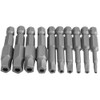 Teocpai 10Pcs Magnetic Pentagon Head Screwdriver Bits Set 1/4 Inch