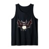 Stealthy Vampire Nocturnal Bat Hovering In The Moons Light Tank