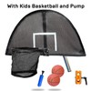 Trampoline Basketball Hoop, Lightweight Universal Board with 2 Pcs Mini