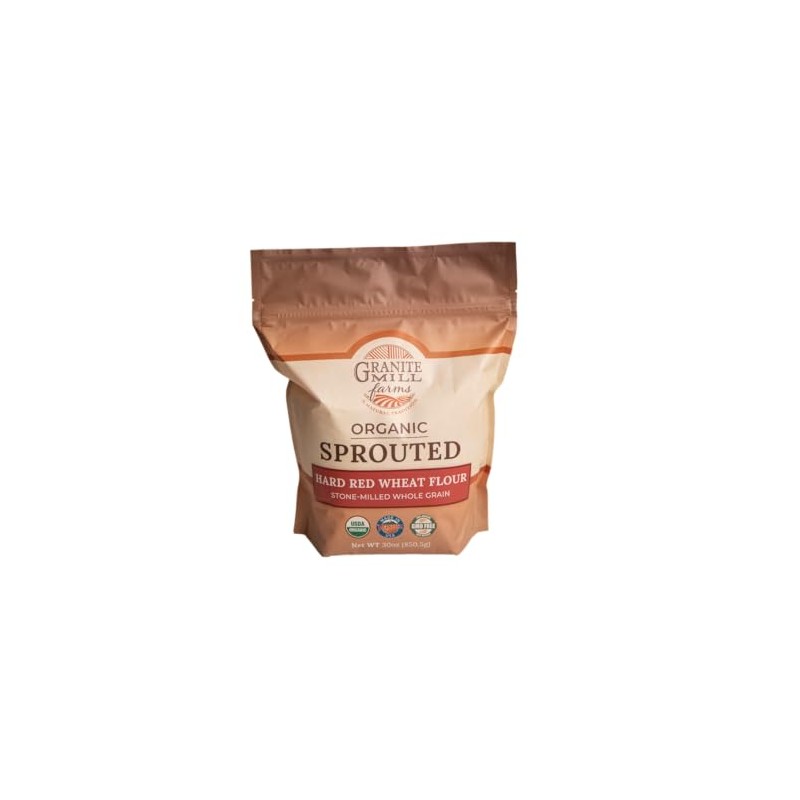 Granite Mill Farms Sprouted Organic Hard Red Wheat Flour, 30