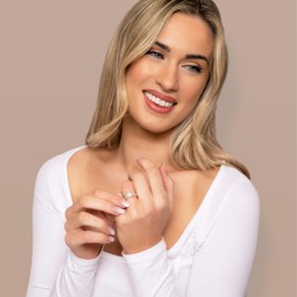 ARDU Anxiety Ring - 925 Sterling Silver | 6mm Adult Fidget Ring with Spinning Rings for Stress Relief | Size J - U (U)