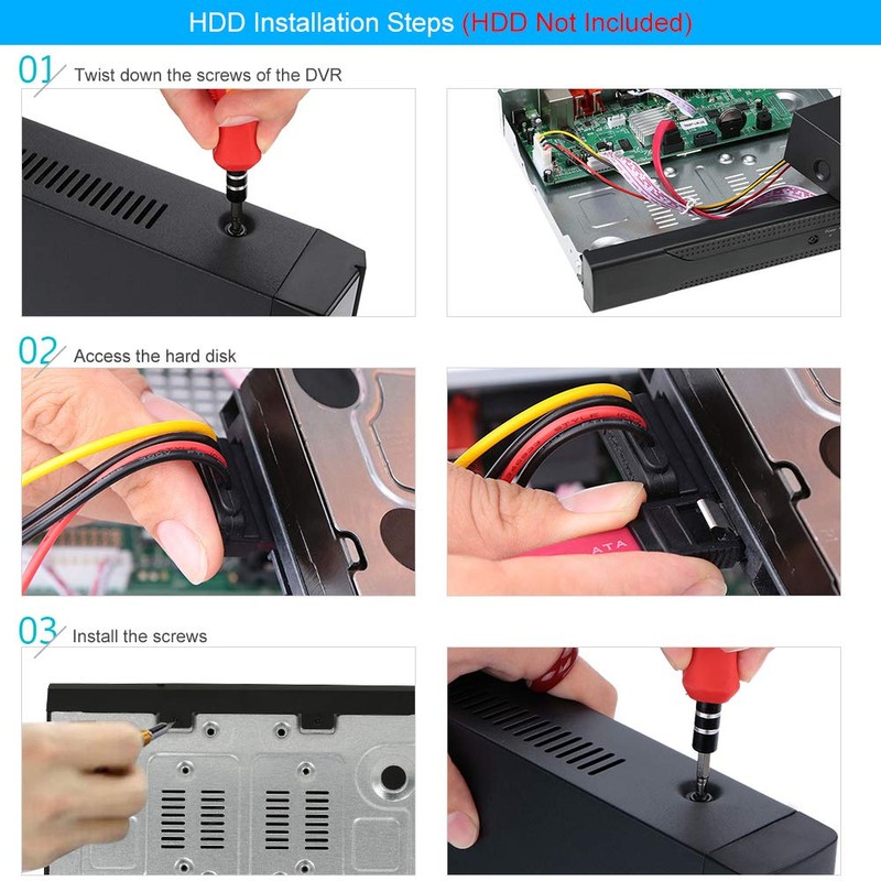 8CH 1080P 5-in-1 HD Analog Hybrid DVR&NVR Support 5MP IP