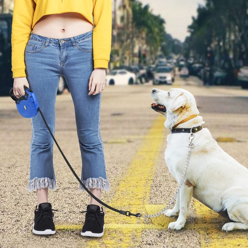 Idepet Heavy Duty Retractable Dog Leash for Small and Medium