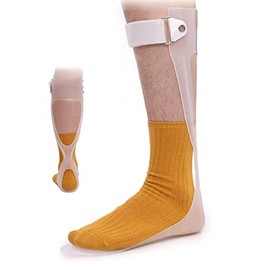 Shuyan Jiao AFO Foot Drop Brace Ankle Foot Orthosis Medical Afo Walking with Shoes for Stroke Hemiplegia Men & Women Left/Right Foot (Medium-Left)