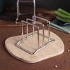 Stainless Steel Pot Lid and Cutting Board Rack for Kitchen