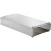 Range Hood Duct, Galvanized, 24-In., 1-Pc.