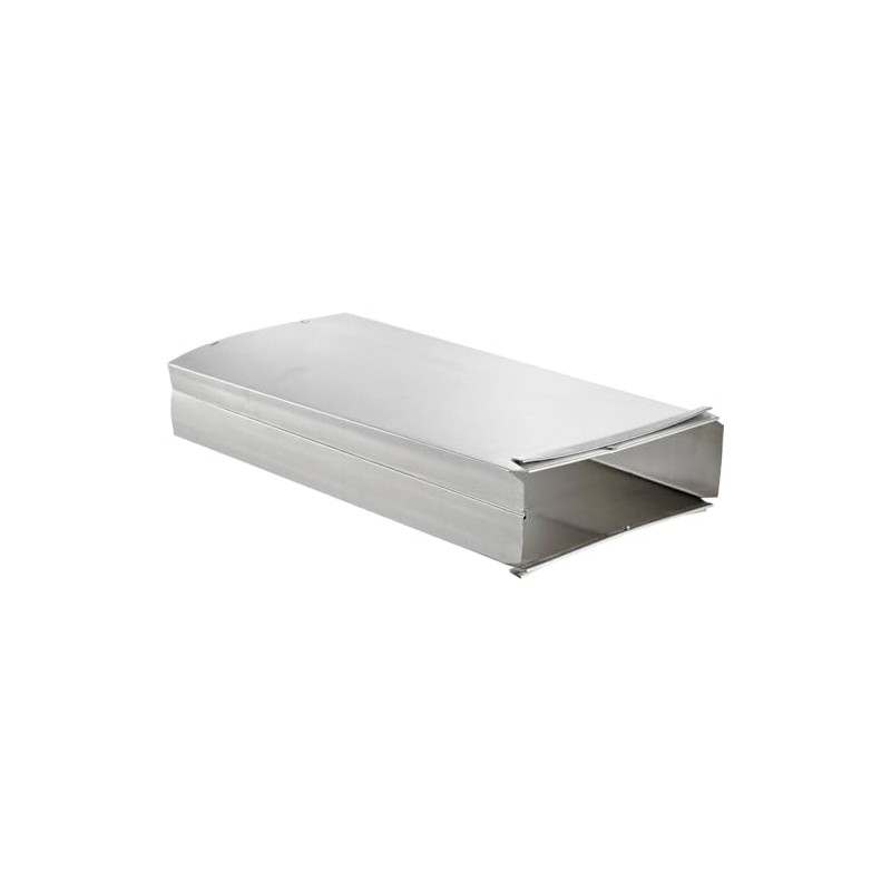 Range Hood Duct, Galvanized, 24-In., 1-Pc.