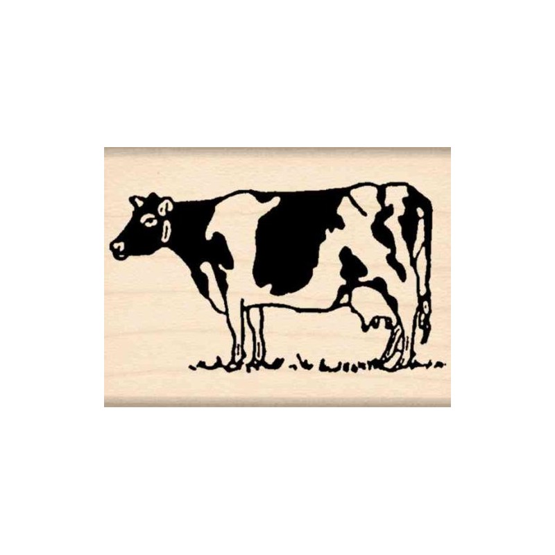 Stamps by Impression Cow Rubber Stamp 1-1/2" x 2"