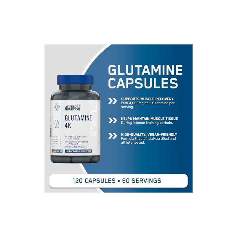 Applied Nutrition Glutamine 4K - L Glutamine 4000 mg Per