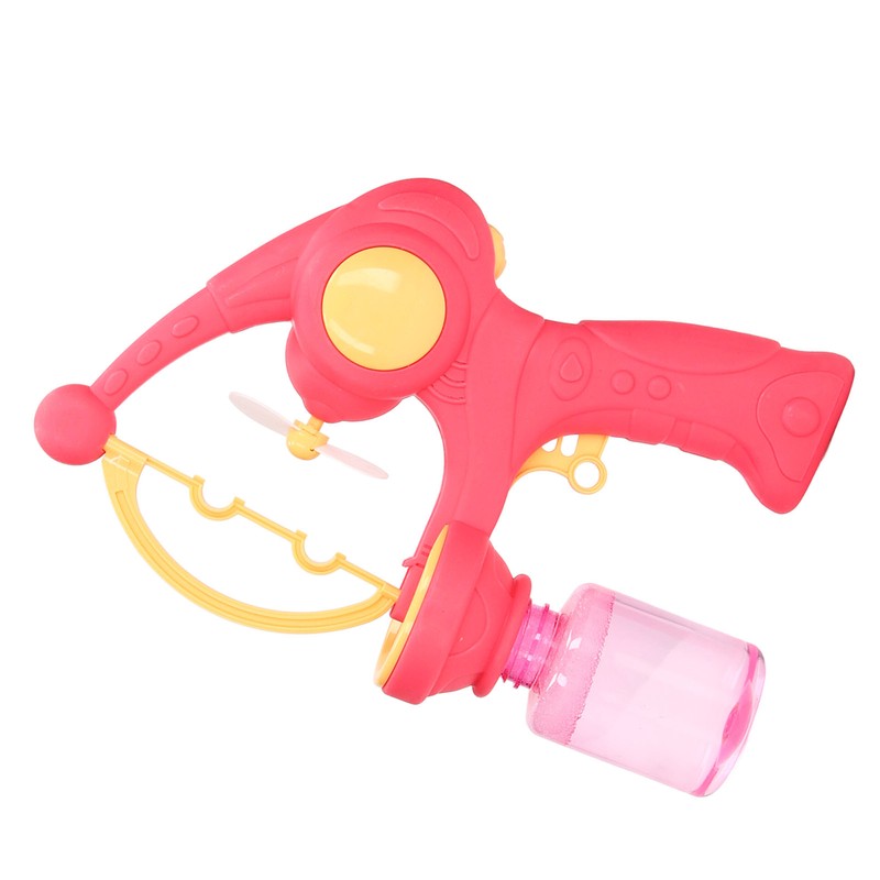 Bubble Gun Automatic Convenient Handle Battery Powered Interesting Fan Function
