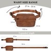 Fanny Packs for Women, Leather Vegan Belt Bag Crossbody Waist
