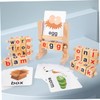 BESPORTBLE Wooden Alphabet Blocks Set for Boys and Girls Rotating