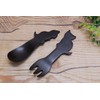 AbeiLLe APWC-900 Cat Lover Items Wood Cutlery Mini Set Cat