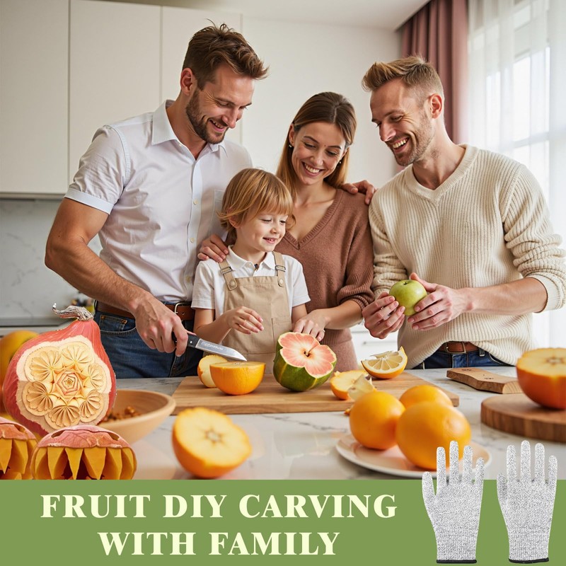 48-Piece Stainless Steel Fruit & Melon Carving Tools Set with