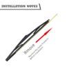 HODEE Rear Wiper Arm Blade for Jeep Wrangler 2018-2021 Honda