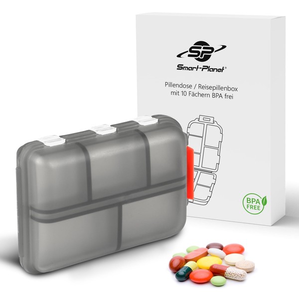 Smart-Planet ToGo Pill Box Small for Travelling - Tablet Box