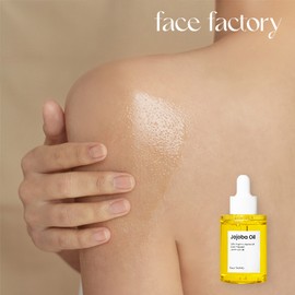 페이스팩토리 끈적이지 않는 100% 유기농 천연 호호바오일 30ml Non-Sticky 100% Organic Natural Jojoba Oil 30ml