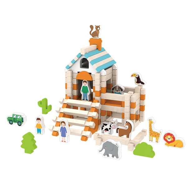 Ieron House Themed Building Blocks,Home Building Block Kits,Residential Building Bricks,House