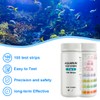 7 in 1 Aquarium Test Strips, 100 Strips Fish Tank