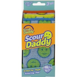 Scrub Daddy Scour Daddy Heavy Duty ArmorTec Sponge Scratch Free Cleaning 3 Pack