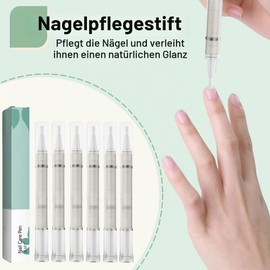 Nail Care Pen, 6 Pieces Health Routine Nail Care Pen, Nail Care Pen, Nail Fungus Pen, Nail Care Pen with Tea Tree Oil, for Nourished Fingernails and Toenails