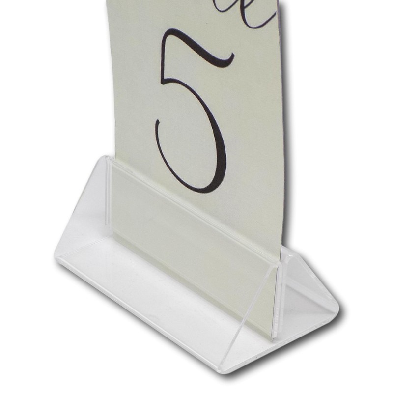EPOSGEAR 100mm Menu Show Card Acrylic Name Place Table Sign