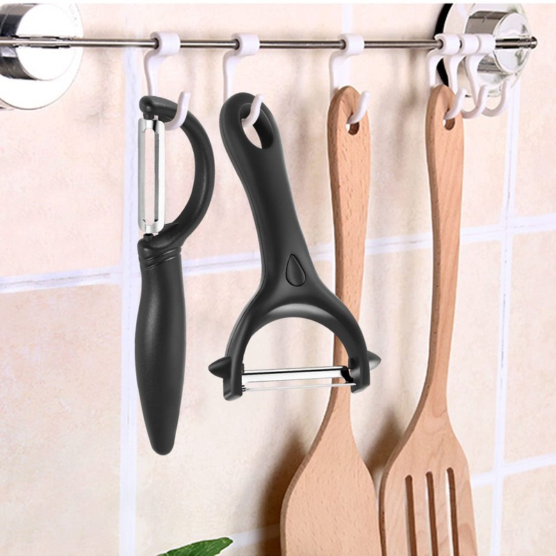 2 Pcs Potato Peelers, Y-Shaped Swivel Vegetable Peeler Ergonomic Handle