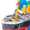 Hallisun Titanic Building Set, Ship Book Nook Kit 2 in