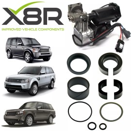 X8R AIR COMPRESSOR REPLACEMENT PISTON SEALS REPAIR KIT FOR RANGE ROVER L322 06-09