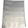 Cosmic/Multi-Master Pin Badge/Tazo/Token Collectors Sleeves - 20 Pocket, 55mm x 55mm (10)