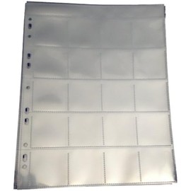 Cosmic/Multi-Master Pin Badge/Tazo/Token Collectors Sleeves - 20 Pocket, 55mm x 55mm (10)