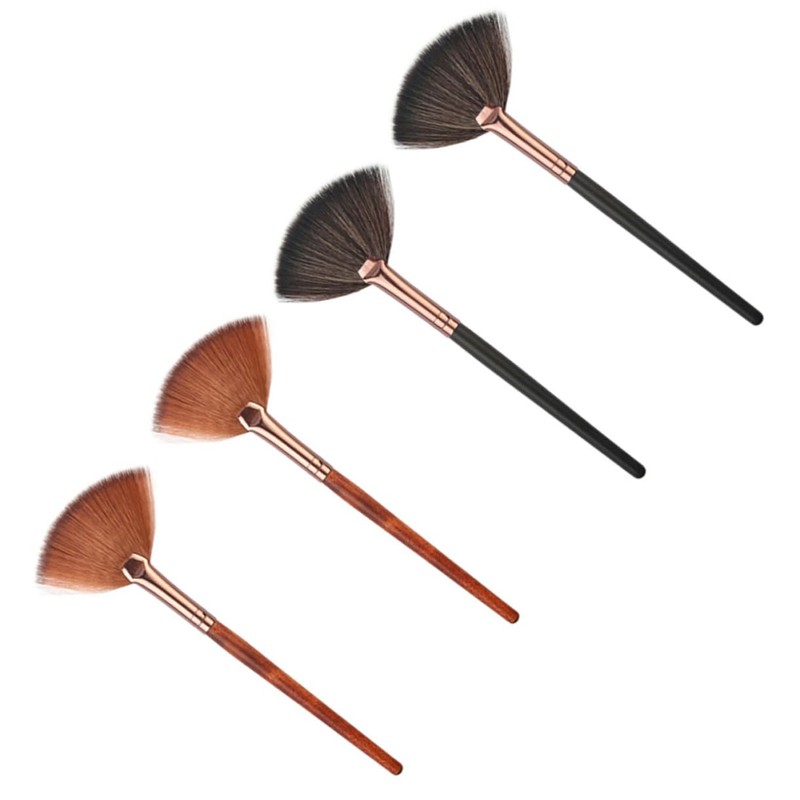 FOMIYES 12 Pcs Powder Brush Face Brush Cosmetics Brush Foundation