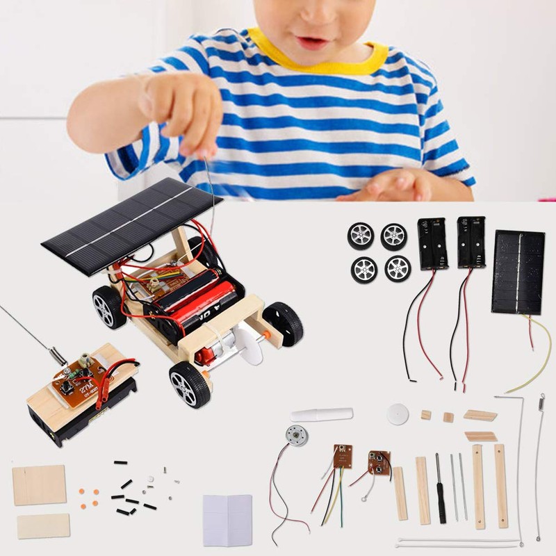 DIY Solar Remote Control Car, Educational Wireless Remote Control Toy