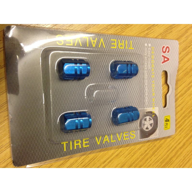 Tyre Valve Dust Caps For Car Motorcycle Van Bike Wheels