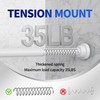 Mcrbeay Shower Curtain Rod, 1" Diameter Heavy Duty Tension Shower