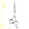 TOVINANNA Stainless Steel Hair Scissors 0.6 Inches Smooth Cut Ergonomic