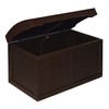 Hardwood Safety Hinge Barrel Top Toy Storage Chest