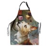 Cute Dog Aprons with Pockets - Chef Apron Puppy Looking