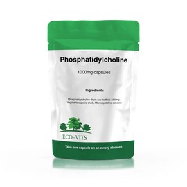 ECO-VITS ECO-VITS PHOSPHATIDYLCHOLINE 120 CAPS (1000MG) Recyclable Packaging. Sealed Pouch