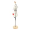 Miniature Dress Form with Stand Wood Base Sewing Mannequin Body