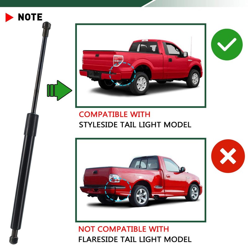 Kit de puntal de choque para portón trasero para Ford