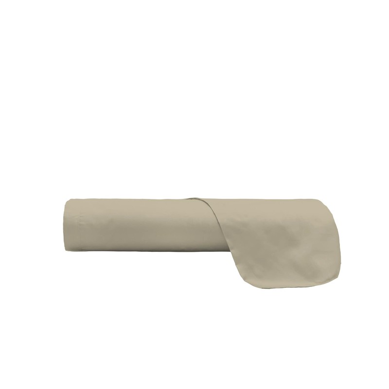 Max Color Top Sheet, 100% Cotton, Taupe, Maxi Double