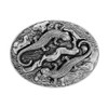 FREDERIC HERMANO Belt Buckle 40 mm Metal Silver Blackened -